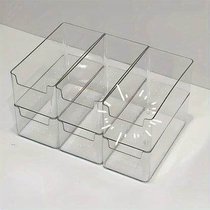 Multifunctional Transparent Storage Box – Durable Desk, Medicine & Home Organizer