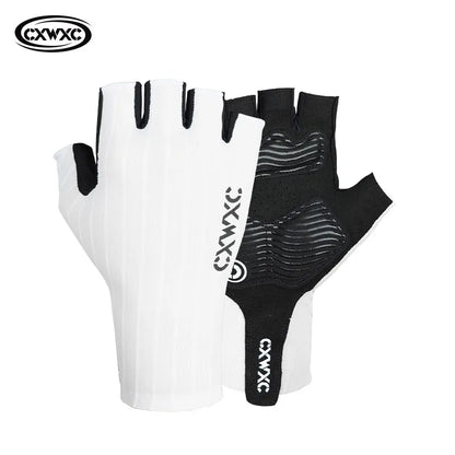 CXWXC Half Finger Cycling Gloves – Breathable, Anti-Slip Fitness Gloves with Extended Wrist Guard for Men & Women