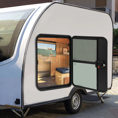 RV Camper Teardrop Trailer Entry Door - Passenger & Driver Side Replacement Door