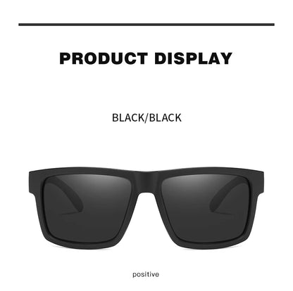 2024 New Heat Wave Luxury Polarized Sunglasses – Square Conjoined Lens, UV400 Protection for Men & Women