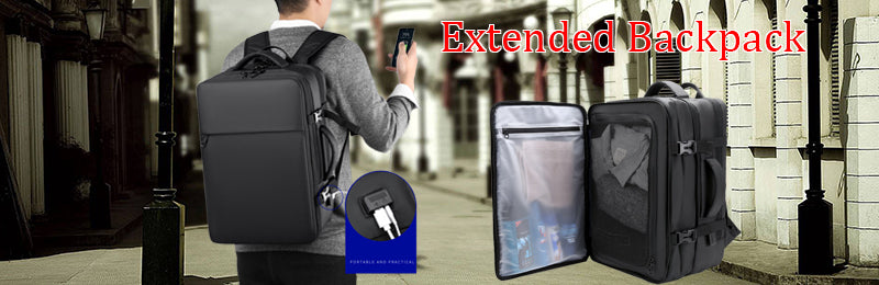 LED Locomotive Laptop Backpack — Business Travel & Outdoor Cycling Backpack with Display Screen, Unisex