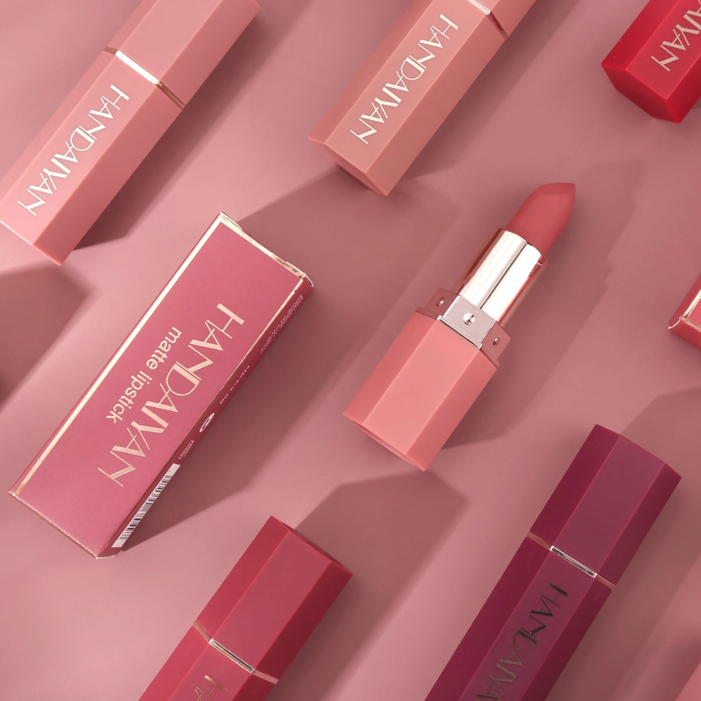 Matte Lipstick – Long-Lasting, Non-Fading Multi-Color Lipstick, Available in 6 Shades