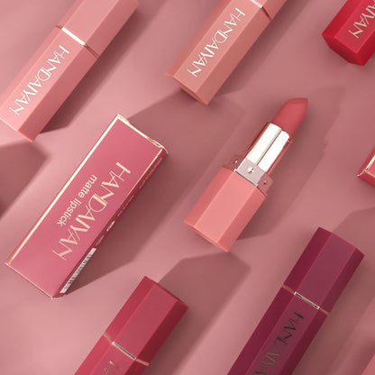 Matte Lipstick – Long-Lasting, Non-Fading Multi-Color Lipstick, Available in 6 Shades