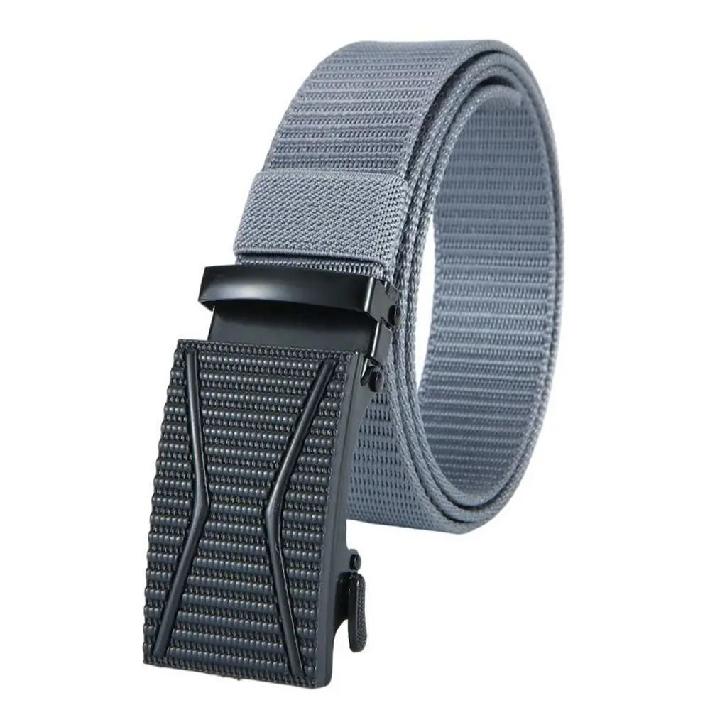 Men's Casual Cowboy Nylon Belt – Breathable Tactical Waistbelt with Alloy Buckle for Outdoor Accessories