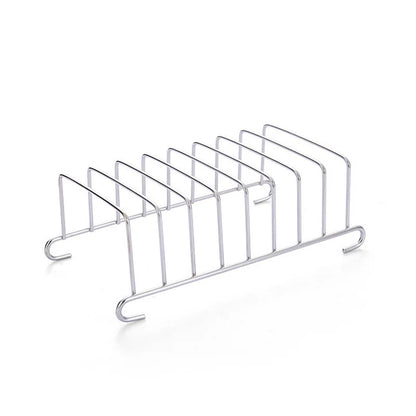 Stainless Steel Toast & Bread Rack – Rectangle Food Display Tool for Air Fryer & Kitchen Accessories