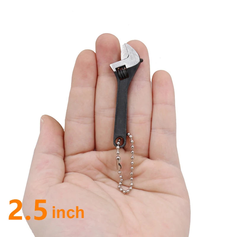 Mini Adjustable Spanner Wrench Set – 2.5/4 Inch Open-End Portable Hand Tools