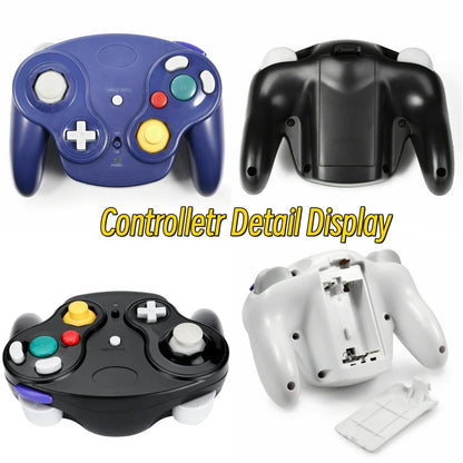 Wireless Gamepad Controller for GameCube – 2.4G Joystick with Adapter, 5 Colors