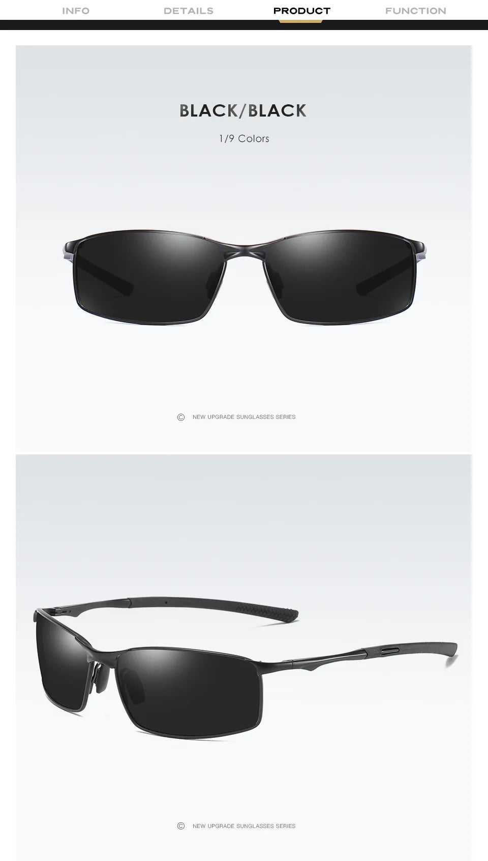 Polarized Driving Sunglasses – Night Vision Cycling Glasses for Men, UV Protection Road & Fishing Shades