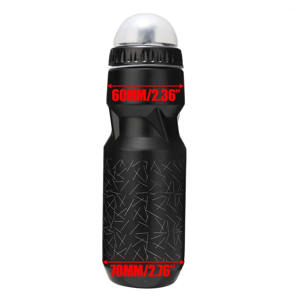 Universal Bicycle Bottle Cage with 750mL Water Bottle – Lightweight Bike Water Bottle Holder & Bracket for Mountain & Road Bikes