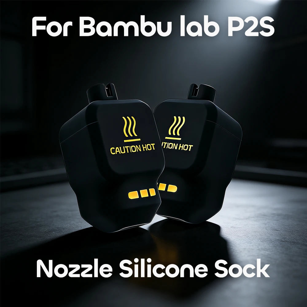 Bambu Lab P2S Nozzle Silicone Sock - Hot End Protective Cover Sleeve Accessory