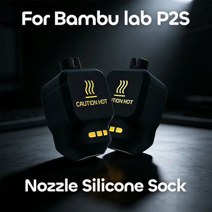 Bambu Lab P2S Nozzle Silicone Sock - Hot End Protective Cover Sleeve Accessory