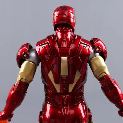ZD Toys 7" Iron Man Action Figures – Joint Movable MK1 to MK50 Movie Collectible Dolls