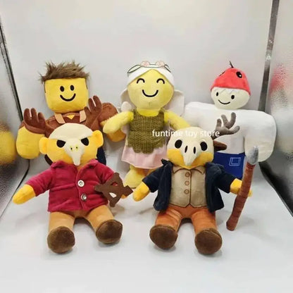 2026 New 99 Nights in the Forest Plush – Brown Elk, White Owl Stuffed Dolls & Pillows for Kids’ Gifts