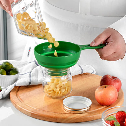 Portable Collapsible Telescopic Funnel - Plastic Folding Telescopic Funnel for Liquid Filling, Wide Mouth Kitchen Tool