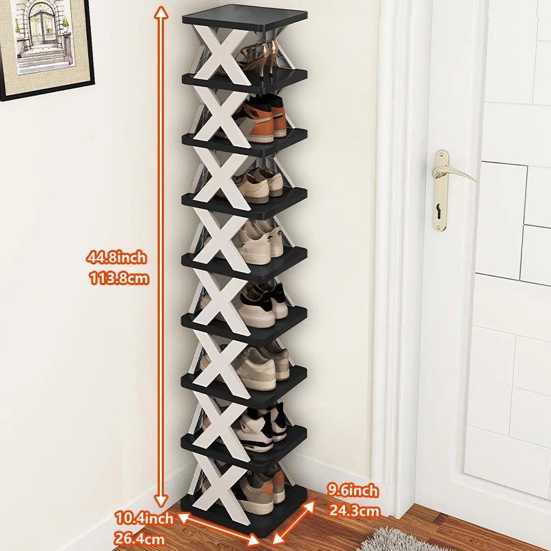 Multi-Layer Detachable Shoe Rack Storage Organizer — Space-Saving Household Shoe Shelf Cabinet