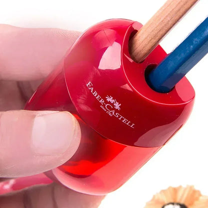 Double & Single Hole Transparent Pencil Sharpener – Creative Pen Knife for Kids & Students, School Supplies