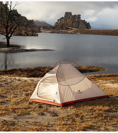 Naturehike Cloud Up 1-Person Camping Tent – Ultralight, Portable, Waterproof Folding Backpack Shelter for Travel & Beach