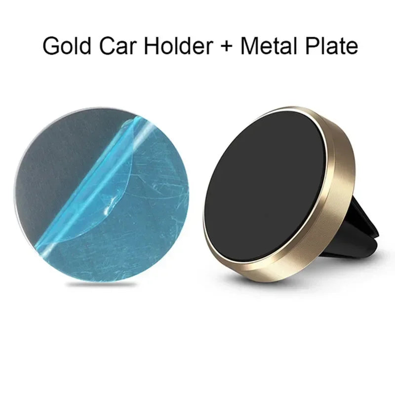Magnetic Car Phone Holder – Air Vent Mount Stand for iPhone, Samsung, Xiaomi, Huawei Smartphones