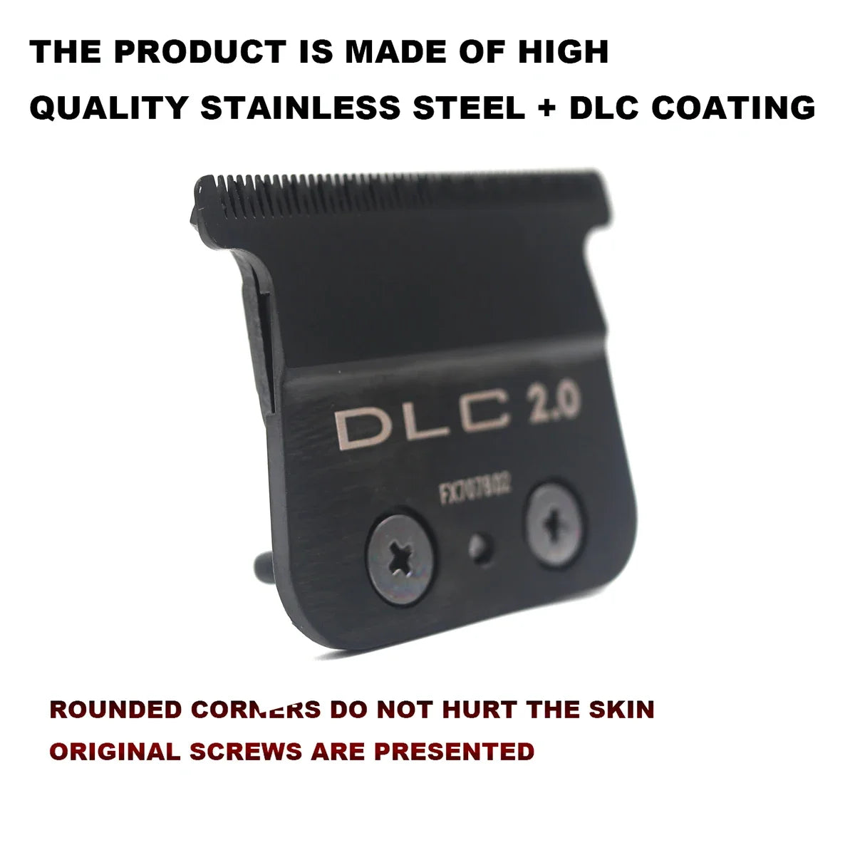 Professional Barber Carbon Steel Knife Head – Replacement DLC Blade for BAB787, 707Z & JUCAI PRO F7878