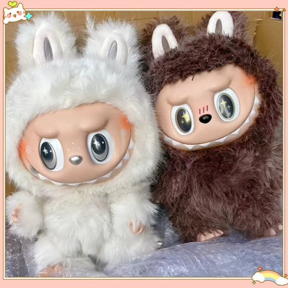 38cm Labubu Zimomo Angel Vinyl Figure – Creative DIY Monster Pendant Toy Gift