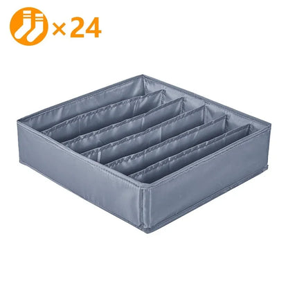 Underwear & Clothing Organizer Storage Box – Sports Bra, Socks & Panties Drawer Divider for Wardrobe & Cabinet Organization