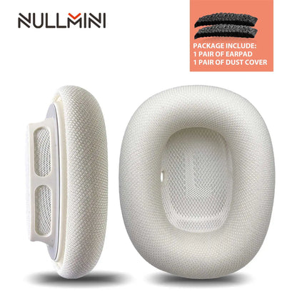 NullMini Replacement Mesh Ear Cushions for Apple AirPods Max 2 - Memory Foam Earpads and Headphone Cushion Covers