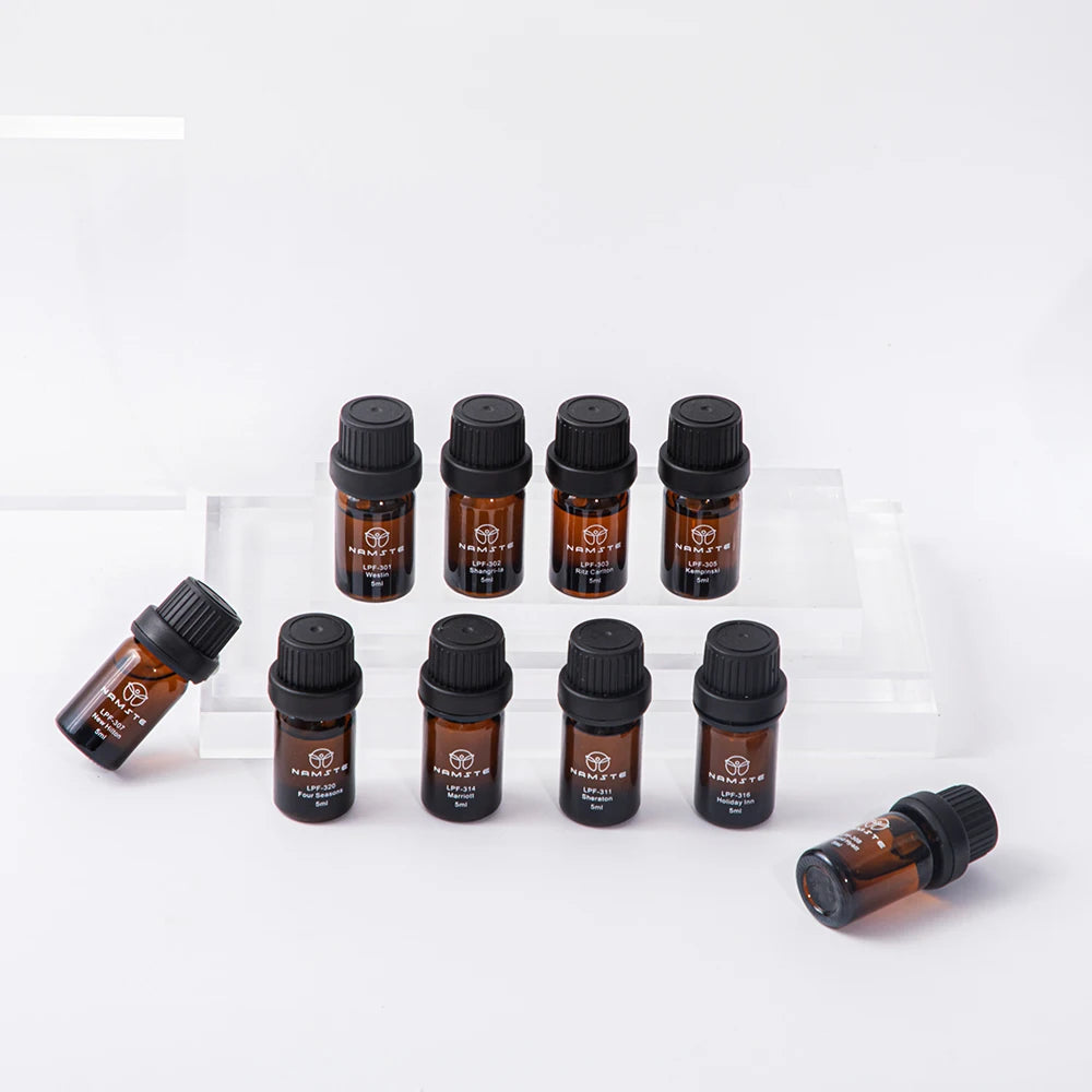 100% Pure Essential Oils Set - 10x5ml Fragrance Oils for Diffusers, Humidifiers, Candles & Hotel Scents