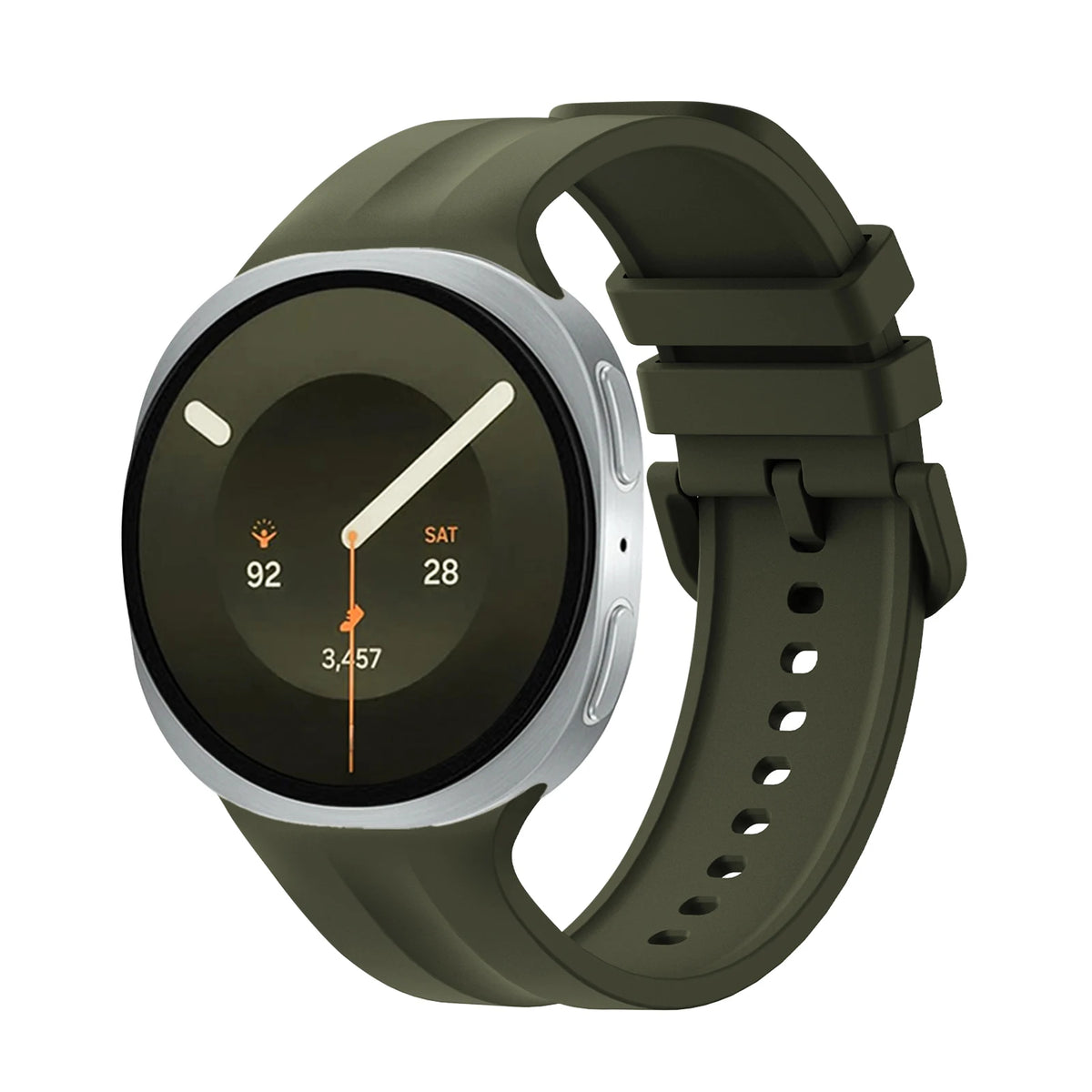 Silicone Sport Band for Samsung Galaxy Watch 9 and Watch 8 - Replacement Strap for 40mm, 44mm and Watch 8 Classic 46mm Models