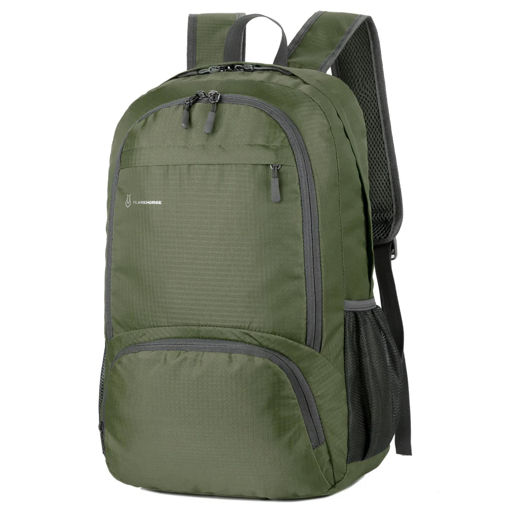 Lightweight Foldable Backpack - Waterproof Packable Daypack for Men & Women, Outdoor Travel, Hiking, Cycling & Camping Shoulder Bag