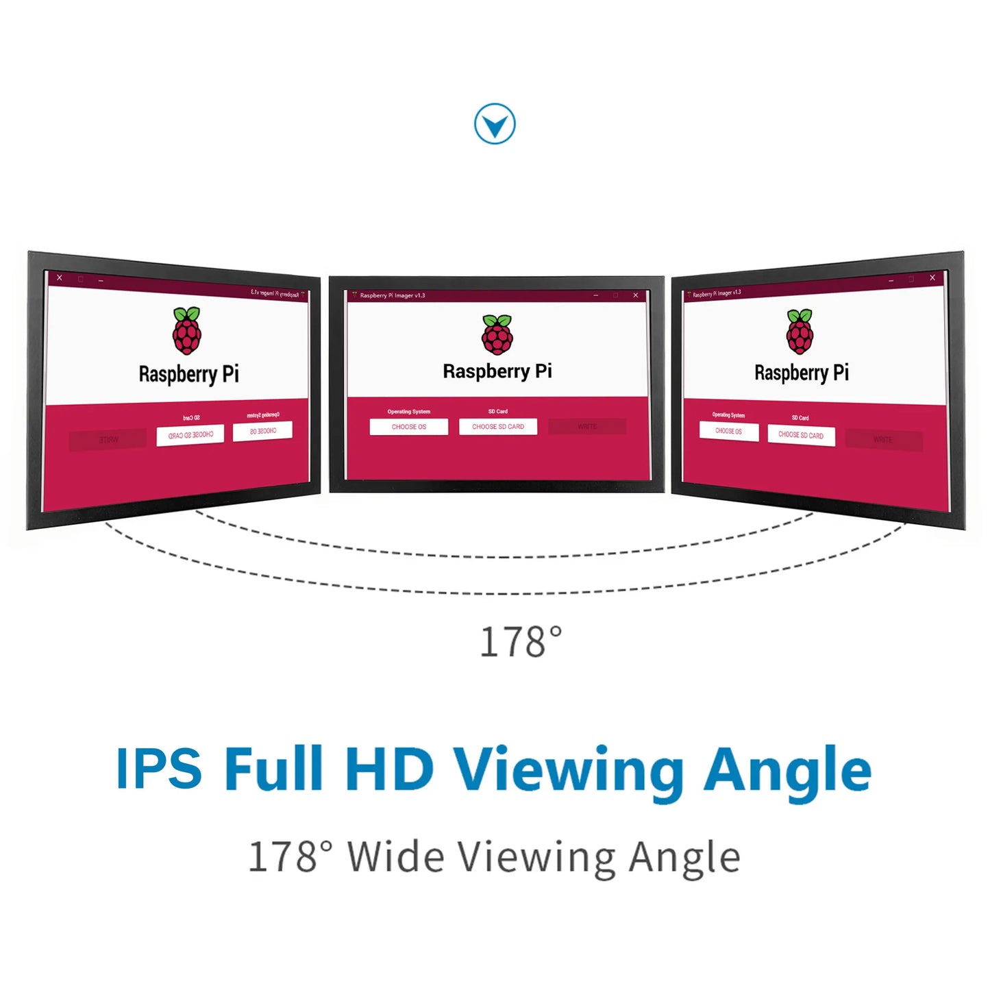 7 Inch Mini TFT Monitor – 1024x600 High-Resolution LCD Screen with HD/VGA/AV Input for Laptop & Home Security Camera