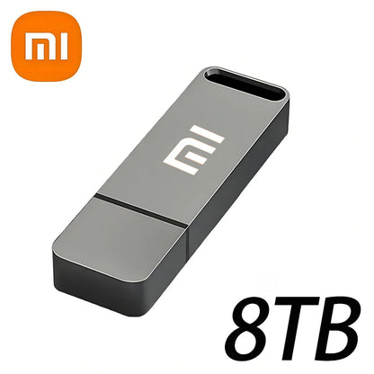 Xiaomi 16TB USB 3.2 Flash Drive — High-Speed Portable SSD Pen Drive, Metal Type-C, Waterproof Memory U Disk