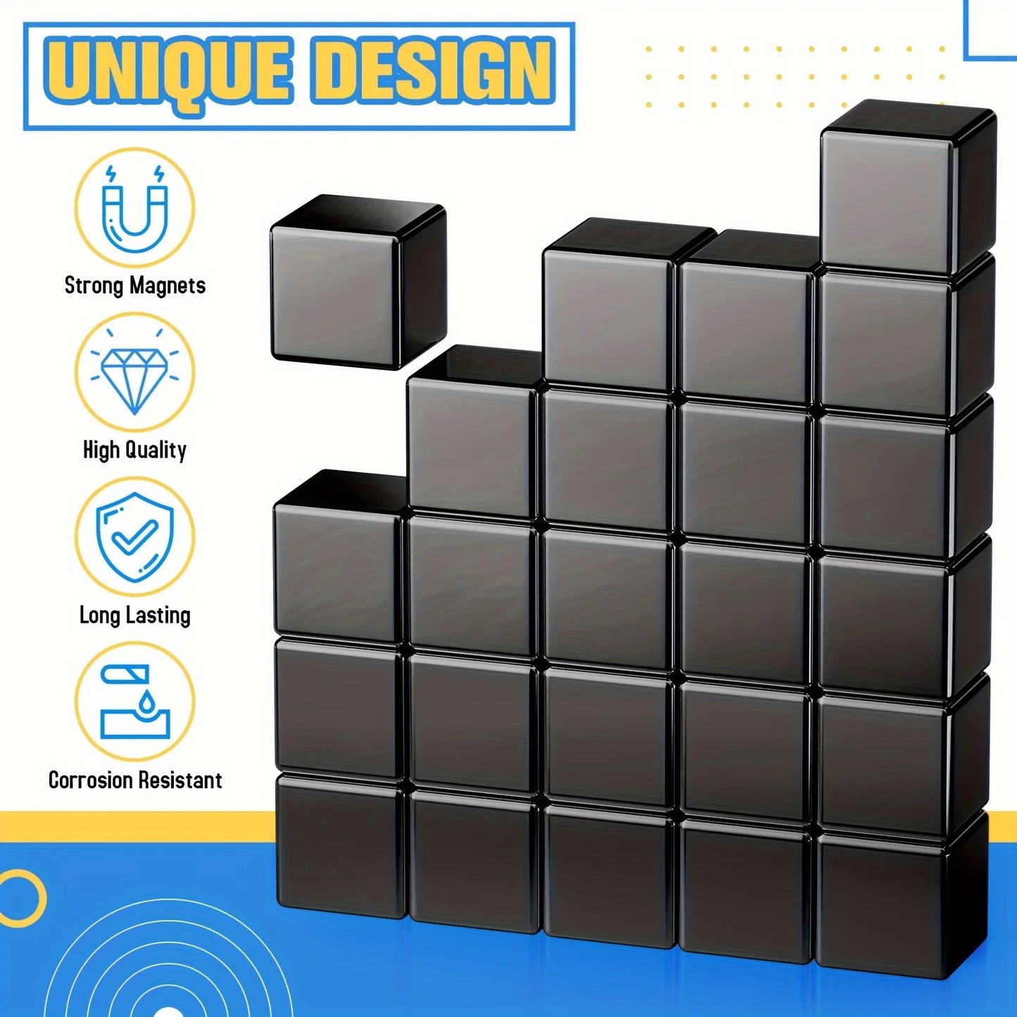 50/100 Pcs Small Neodymium Magnets - Strong Magnets for Scientific & Office Use