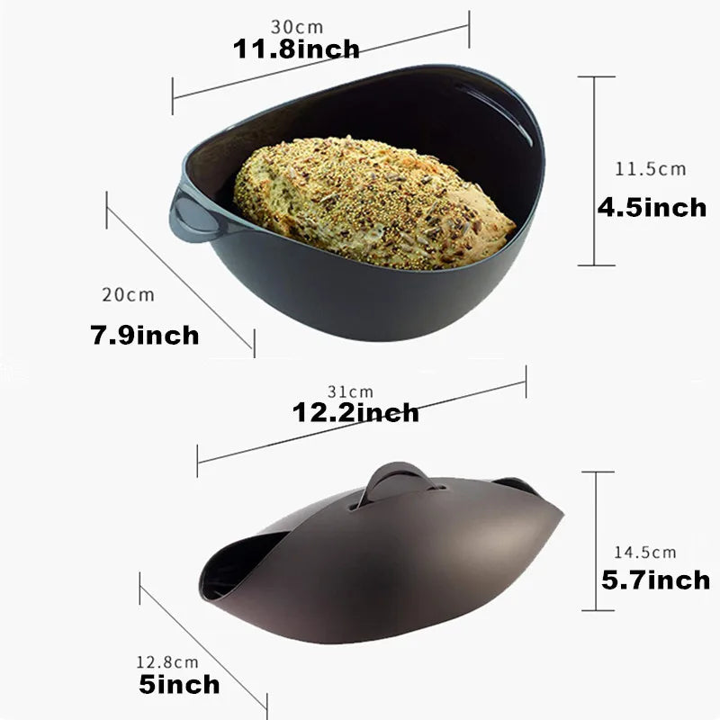 Creative Silicone Toaster Bread Maker Steamer Baking Pan - Household Kitchen Baking Tools (1 Piece)
