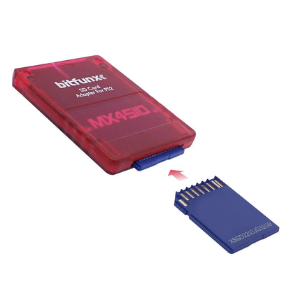 Bitfunx MX4SIO SIO2SD Adapter – MicroSD Game Card Reader for PS2 Sony PlayStation 2 Consoles