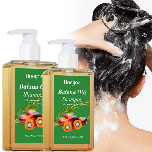 Organic Batana Oil Shampoo - Nourishing Rosemary Extract Formula for Scalp Care, Hair Repair & All Hair Types