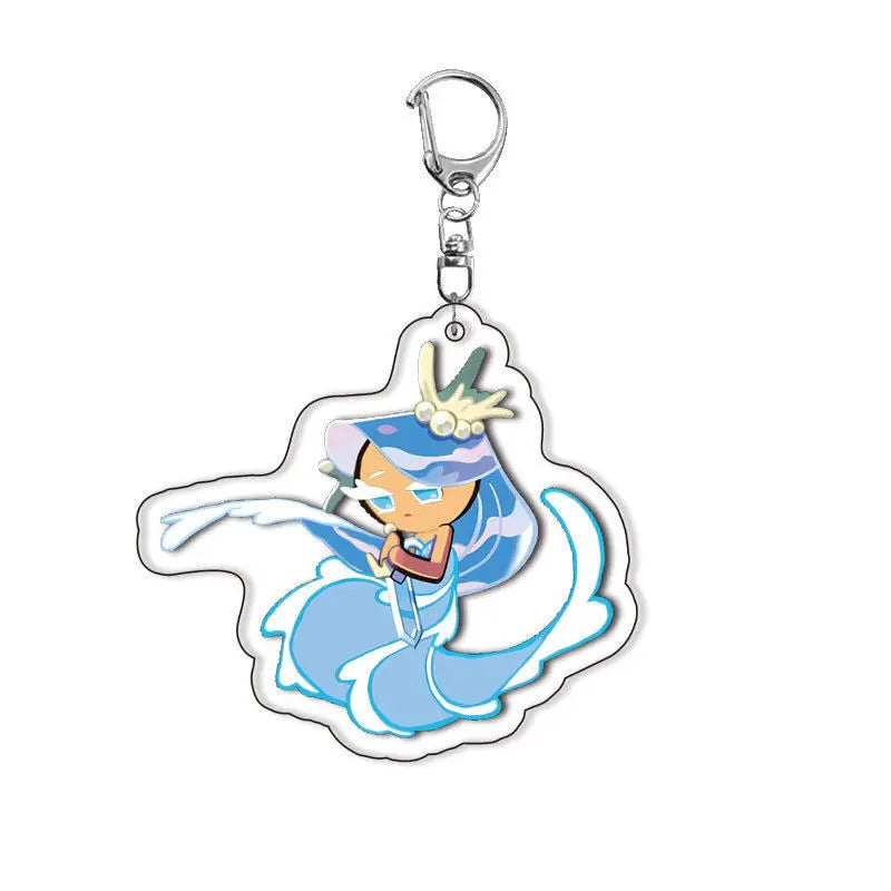 Cookie Run Kingdom Acrylic Keychain – Q Version Cartoon Bag Charm Fan Gift Jewelry