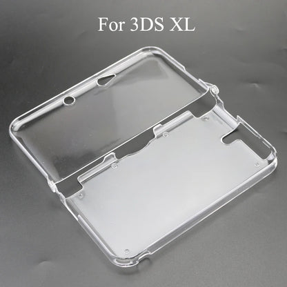 YuXi Clear Plastic Protective Case for NDSL, NDSi, New 3DS XL & GBA SP – Hard Shell Crystal Cover