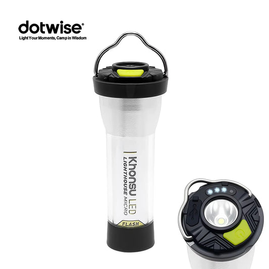 Portable Camping Lantern 3000mAh - Rechargeable Waterproof Outdoor Lighthouse Flashlight for Camping and Hiking