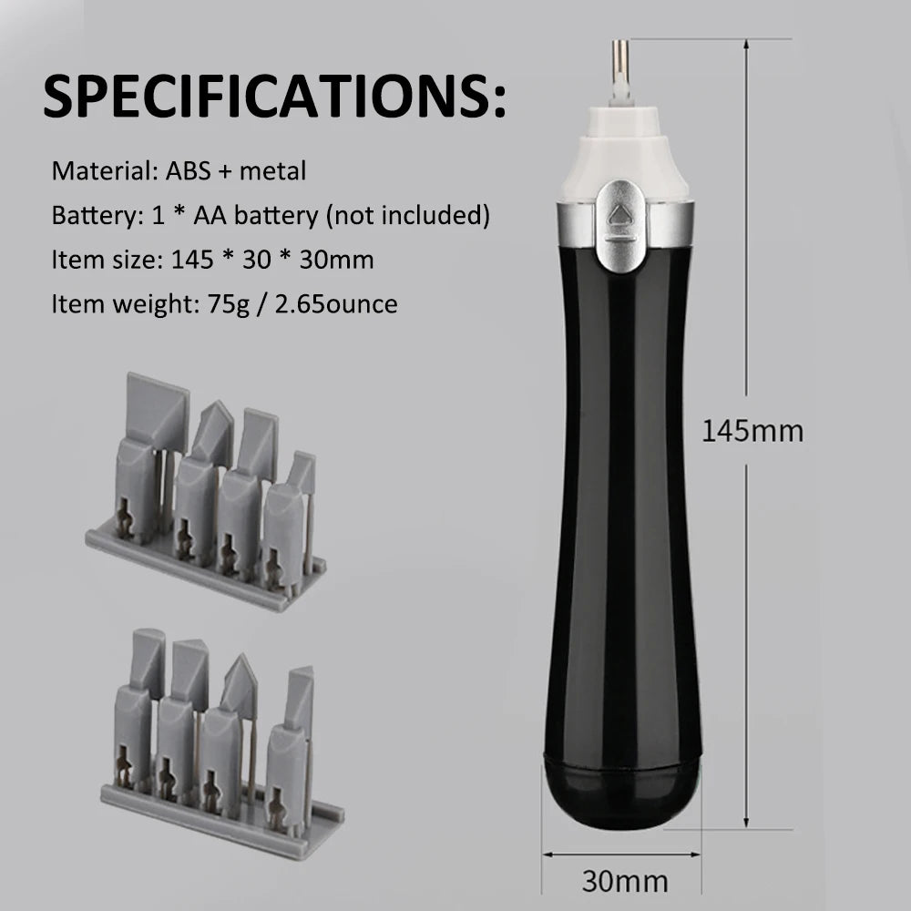 MS-148 Mini Electric Reciprocating Sander – Precision Grinding Pen & Polishing Drill Tool for DIY Model Craft