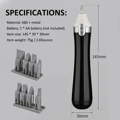 MS-148 Mini Electric Reciprocating Sander – Precision Grinding Pen & Polishing Drill Tool for DIY Model Craft