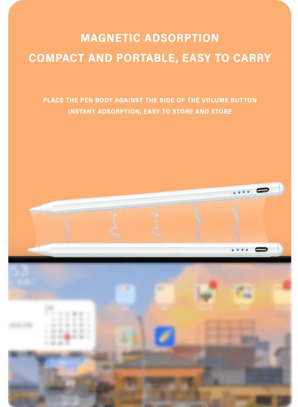 New Universal Touch Stylus Pen | Compatible with iPad, Apple Pencil, Huawei, Samsung, Lenovo & Xiaomi Phones