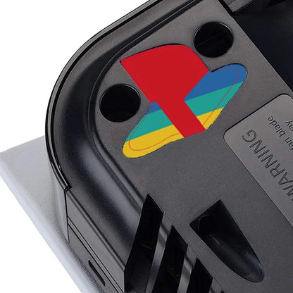 DATA FROG PS5 Console Skin — Logo Sticker & Disc Drive Decal Combo