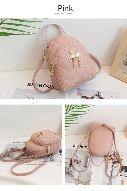 Rilibegan Women's Fashion Mini Backpack – Stylish Casual Handbag, Trendy Phone Pack for Women