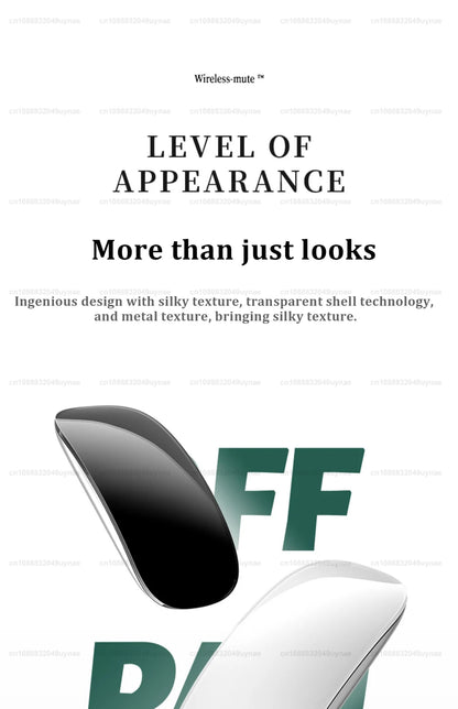 Apple Original Magic Mouse, Multi-Touch Bluetooth 5.0 Wireless Mouse for MacBook Pro/Air, iPad, Laptop, and Tablet PC