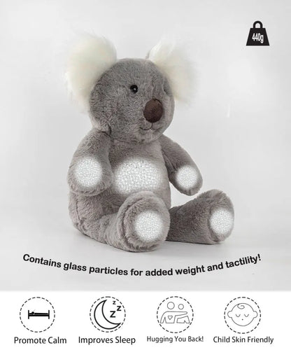 Long Arm Weighted Plush Animal – Soft Fluffy Stuffed Raccoon, Koala, Bear & Giraffe Pillow Toy