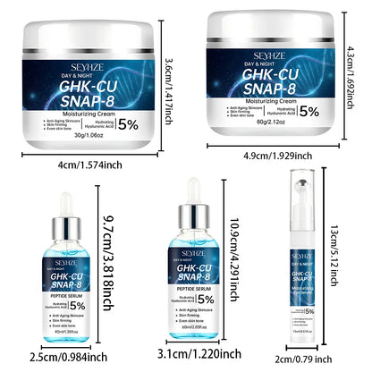 SEYHZE Facial Skincare Kit - Eye Essence, Moisturizing Cream & Serum for Deep Hydration, Skin Firming & Even Tone