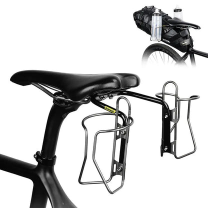 Rhinowalk Bike Saddle Stabilizer Bracket – Rear Seat Mount Luggage Rack Holder for MTB & Road Bike Saddlebags