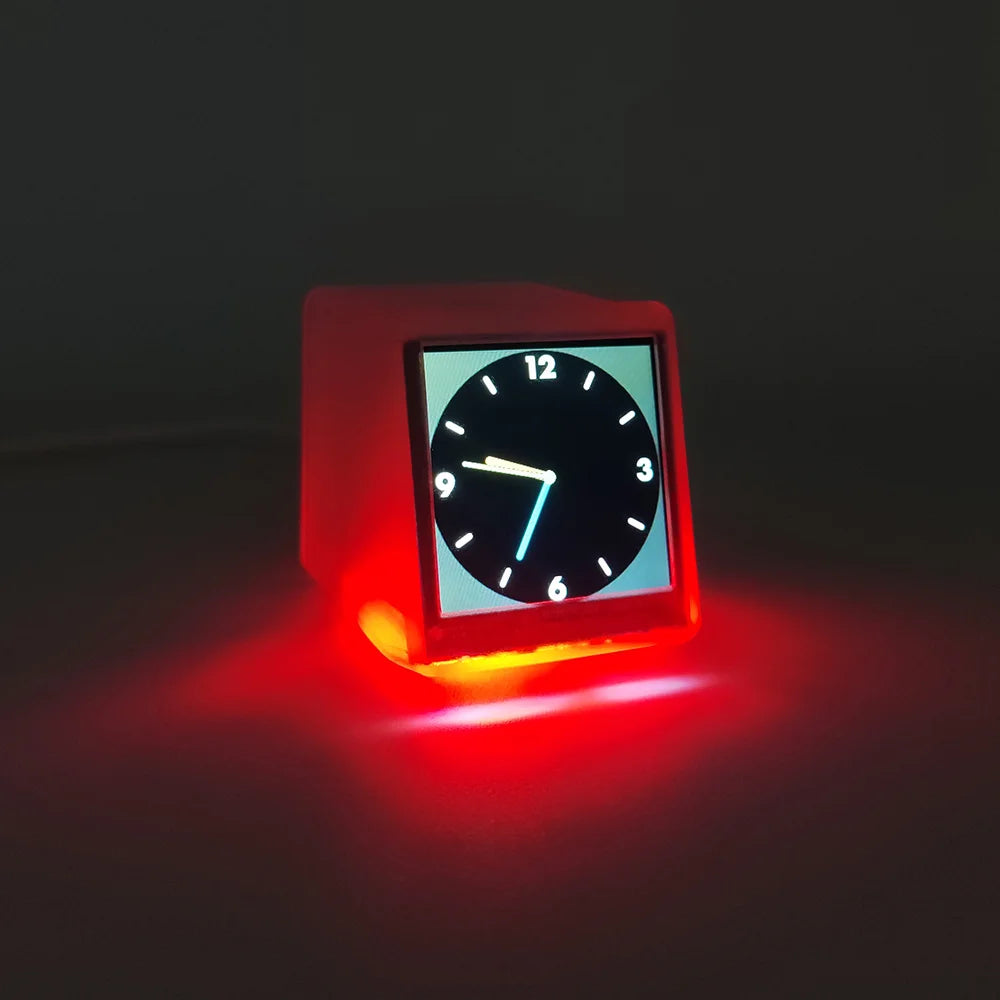 Bitcoin Price Tracker Nixie Tube Alarm Clock with RGB Lights, WiFi Weather Station, DIY Album & GIF Display