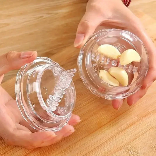 New Multifunctional Manual Garlic Crusher - Roll Press Chopper for Kitchen, Essential Home Gadget and Accessory