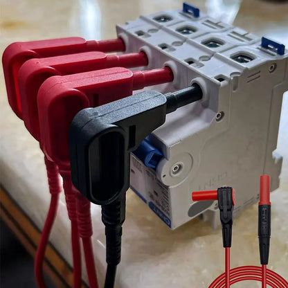 Magnetic Test Probes - Back Probe Leads for Digital Multimeters and Megohmmeters, Quick-Connect Set